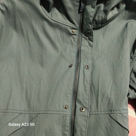 Merrell Mens Hooded Jacket With Covered Zipper & Adjustable Hood Closure - Blue - Picture 4 of 14